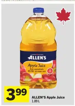 Foodland Apple Juice offer