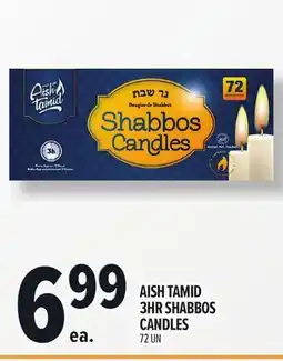 Metro AISH TAMID 3HR SHABBOS CANDLES offer