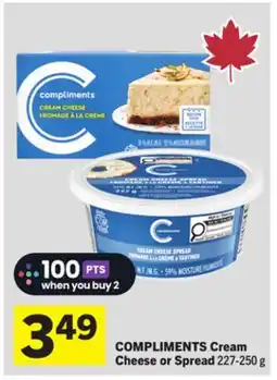 Foodland COMPLIMENTS Cream Cheese or Spread offer