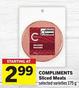 Foodland COMPLIMENTS Sliced Meats offer