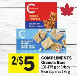 Foodland COMPLIMENTS Granola Bars offer