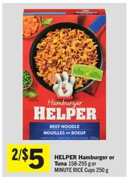 Foodland HELPER Hamburger or Tuna offer