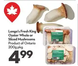 Longo's Longo's Fresh King Oyster Whole or Sliced Mushrooms offer