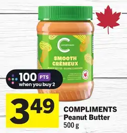 Foodland COMPLIMENTS Peanut Butter offer