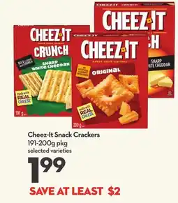 Longo's Cheez-It Snack Crackers offer