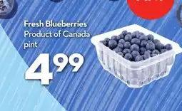 Longo's Fresh Blueberries offer