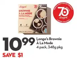 Longo's Longo's Brownie À La Mode offer