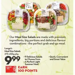 Longo's Longo's Meal Size Salads offer