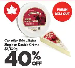 Longo's Canadian Brie L'Extra offer