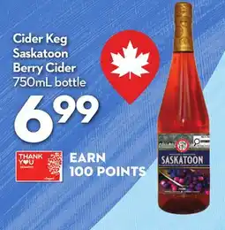 Longo's Cider Keg Saskatoon Berry Cider offer