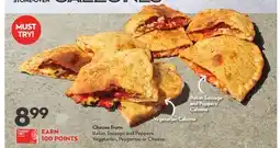 Longo's Choose From: Italian Sausage and Peppers Vegetarian, Pepperoni or Cheese offer