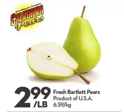 Longo's Fresh Bartlett Pears offer