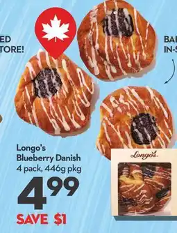 Longo's Longo's Blueberry Danish offer