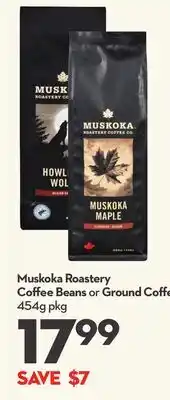 Longo's Muskoka Roastery Coffee Beans or Ground Coffee offer