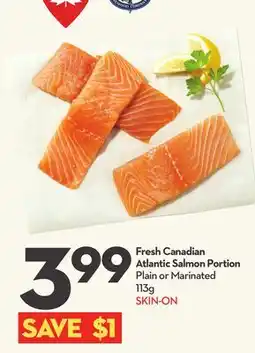 Longo's Fresh Canadian Atlantic Salmon Portion offer
