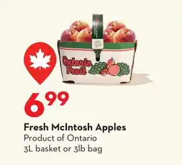 Longo's Fresh McIntosh Apples offer