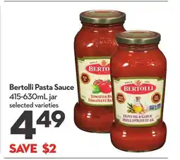 Longo's Bertolli Pasta Sauce offer