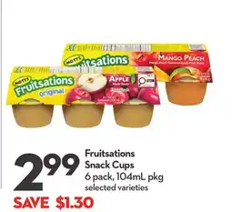 Longo's Fruitsations Snack Cups offer