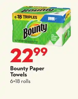Longo's Bounty Paper Towels offer