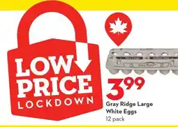 Longo's Gray Ridge Large White Eggs offer