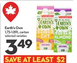 Longo's Earth's Own offer