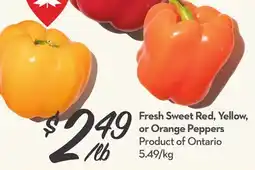 Longo's Fresh Sweet Red, Yellow, or Orange Peppers offer