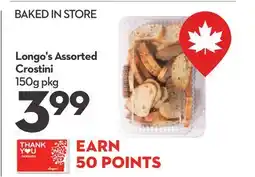Longo's Longo's Assorted Crostini offer