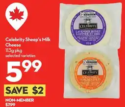 Longo's Celebrity Sheep's Milk Cheese offer