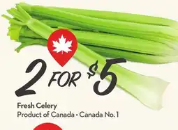 Longo's Fresh Celery offer