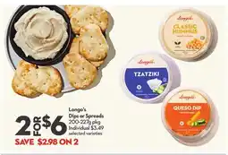 Longo's Longo's Dips or Spreads offer