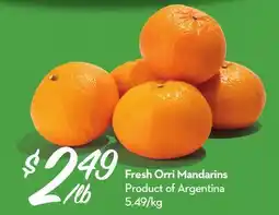 Longo's Fresh Orri Mandarins offer