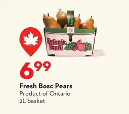 Longo's Fresh Bosc Pears offer