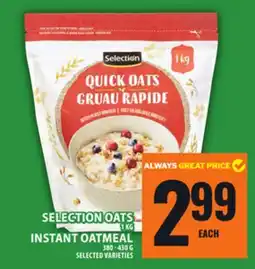 Food Basics SELECTION OATS OR INSTANT OATMEAL offer