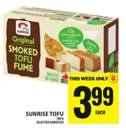 Food Basics SUNRISE TOFU offer