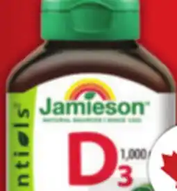 Food Basics JAMIESON CHEWABLE VITAMIN C, D3 OR IRON offer