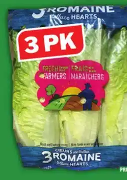 Food Basics ROMAINE HEARTS OR SWEET CORN offer