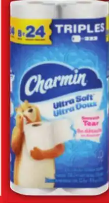 Food Basics CHARMIN BATHROOM TISSUE 8 = 24'S BOUNTY PAPER TOWELS 3= 6'S offer