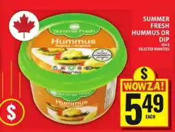 Food Basics SUMMER FRESH HUMMUS OR DIP offer