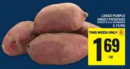 Food Basics LARGE PURPLE SWEET POTATOES offer