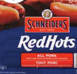 Food Basics SCHNEIDERS RED HOTS OR F TOP DOGS WIENERS SCHNEIDERS MEAT PIES offer