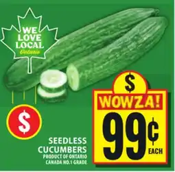 Food Basics SEEDLESS CUCUMBERS offer