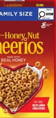 Food Basics GENERAL MILLS FAMILY SIZE CEREAL offer