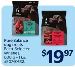 Walmart Pure Balance dog treats offer