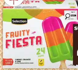 Food Basics SELECTION ICE POPS, 24'S IRRESISTIBLE FRUIT BARS, 12'S offer