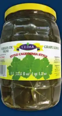Food Basics CEDAR MARINATED VEGETABLES OR GRAPE LEAVES OR PHOENICIA CORNED BEEF offer