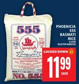 Food Basics PHOENICIA 555 BASMATI RICE offer