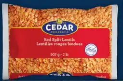 Food Basics CEDAR SPINACH OR PHYLO PASTRY BURGOL OR RED LENTILS offer