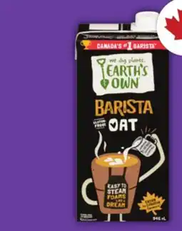 Food Basics EARTH'S OWN OAT BEVERAGE offer
