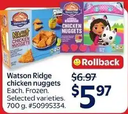 Walmart Watson Ridge chicken nuggets offer