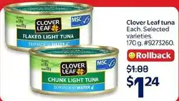 Walmart Clover Leaf tuna offer